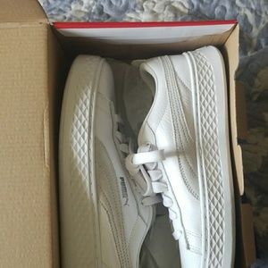 White Puma Sneakers